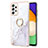 Coque Silicone Motif Fantaisie Souple Couleur Unie Etui Housse avec Support Bague Anneau Y05B pour Samsung Galaxy A52 4G Petit