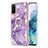 Coque Silicone Motif Fantaisie Souple Couleur Unie Etui Housse avec Support Bague Anneau Y05B pour Samsung Galaxy S20 5G Petit