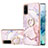 Coque Silicone Motif Fantaisie Souple Couleur Unie Etui Housse avec Support Bague Anneau Y05B pour Samsung Galaxy S20 5G Rose