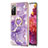 Coque Silicone Motif Fantaisie Souple Couleur Unie Etui Housse avec Support Bague Anneau Y05B pour Samsung Galaxy S20 FE 4G Petit