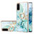 Coque Silicone Motif Fantaisie Souple Couleur Unie Etui Housse avec Support Bague Anneau Y05B pour Samsung Galaxy S20 Vert