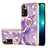 Coque Silicone Motif Fantaisie Souple Couleur Unie Etui Housse avec Support Bague Anneau Y05B pour Xiaomi Mi 11i 5G (2022) Violet