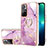 Coque Silicone Motif Fantaisie Souple Couleur Unie Etui Housse avec Support Bague Anneau Y05B pour Xiaomi Poco M4 Pro 5G Petit