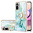 Coque Silicone Motif Fantaisie Souple Couleur Unie Etui Housse avec Support Bague Anneau Y05B pour Xiaomi Poco M5S Petit