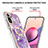 Coque Silicone Motif Fantaisie Souple Couleur Unie Etui Housse avec Support Bague Anneau Y05B pour Xiaomi Poco M5S Petit