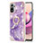 Coque Silicone Motif Fantaisie Souple Couleur Unie Etui Housse avec Support Bague Anneau Y05B pour Xiaomi Redmi Note 10 4G Petit