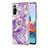 Coque Silicone Motif Fantaisie Souple Couleur Unie Etui Housse avec Support Bague Anneau Y05B pour Xiaomi Redmi Note 10 Pro Max Petit