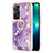 Coque Silicone Motif Fantaisie Souple Couleur Unie Etui Housse avec Support Bague Anneau Y05B pour Xiaomi Redmi Note 11 4G (2022) Petit