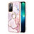 Coque Silicone Motif Fantaisie Souple Couleur Unie Etui Housse avec Support Bague Anneau Y05B pour Xiaomi Redmi Note 11S 5G Petit