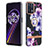 Coque Silicone Motif Fantaisie Souple Couleur Unie Etui Housse avec Support Bague Anneau Y06B pour Realme 9 Pro 5G Petit