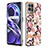 Coque Silicone Motif Fantaisie Souple Couleur Unie Etui Housse avec Support Bague Anneau Y06B pour Realme Narzo 50 4G Petit