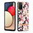 Coque Silicone Motif Fantaisie Souple Couleur Unie Etui Housse avec Support Bague Anneau Y06B pour Samsung Galaxy A02s Petit