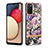 Coque Silicone Motif Fantaisie Souple Couleur Unie Etui Housse avec Support Bague Anneau Y06B pour Samsung Galaxy A02s Petit