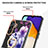 Coque Silicone Motif Fantaisie Souple Couleur Unie Etui Housse avec Support Bague Anneau Y06B pour Samsung Galaxy A04s Petit