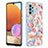 Coque Silicone Motif Fantaisie Souple Couleur Unie Etui Housse avec Support Bague Anneau Y06B pour Samsung Galaxy A32 4G Petit