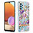 Coque Silicone Motif Fantaisie Souple Couleur Unie Etui Housse avec Support Bague Anneau Y06B pour Samsung Galaxy A32 4G Petit