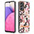 Coque Silicone Motif Fantaisie Souple Couleur Unie Etui Housse avec Support Bague Anneau Y06B pour Samsung Galaxy A33 5G Petit