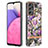 Coque Silicone Motif Fantaisie Souple Couleur Unie Etui Housse avec Support Bague Anneau Y06B pour Samsung Galaxy A33 5G Petit