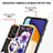Coque Silicone Motif Fantaisie Souple Couleur Unie Etui Housse avec Support Bague Anneau Y06B pour Samsung Galaxy A52 4G Petit