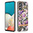 Coque Silicone Motif Fantaisie Souple Couleur Unie Etui Housse avec Support Bague Anneau Y06B pour Samsung Galaxy A53 5G Petit