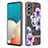 Coque Silicone Motif Fantaisie Souple Couleur Unie Etui Housse avec Support Bague Anneau Y06B pour Samsung Galaxy A53 5G Petit