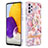 Coque Silicone Motif Fantaisie Souple Couleur Unie Etui Housse avec Support Bague Anneau Y06B pour Samsung Galaxy A73 5G Petit