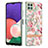 Coque Silicone Motif Fantaisie Souple Couleur Unie Etui Housse avec Support Bague Anneau Y06B pour Samsung Galaxy F42 5G Rose