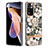 Coque Silicone Motif Fantaisie Souple Couleur Unie Etui Housse avec Support Bague Anneau Y06B pour Xiaomi Mi 11i 5G (2022) Blanc