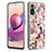 Coque Silicone Motif Fantaisie Souple Couleur Unie Etui Housse avec Support Bague Anneau Y06B pour Xiaomi Poco M5S Rose