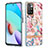 Coque Silicone Motif Fantaisie Souple Couleur Unie Etui Housse avec Support Bague Anneau Y06B pour Xiaomi Redmi 10 (2022) Petit