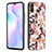 Coque Silicone Motif Fantaisie Souple Couleur Unie Etui Housse avec Support Bague Anneau Y06B pour Xiaomi Redmi 9i Petit