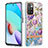 Coque Silicone Motif Fantaisie Souple Couleur Unie Etui Housse avec Support Bague Anneau Y06B pour Xiaomi Redmi Note 11 4G (2021) Petit