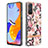 Coque Silicone Motif Fantaisie Souple Couleur Unie Etui Housse avec Support Bague Anneau Y06B pour Xiaomi Redmi Note 11 Pro 4G Petit