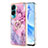 Coque Silicone Motif Fantaisie Souple Couleur Unie Etui Housse avec Support Bague Anneau YB1 pour Huawei Honor 90 Lite 5G Petit