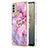 Coque Silicone Motif Fantaisie Souple Couleur Unie Etui Housse avec Support Bague Anneau YB1 pour Nokia C31 Petit