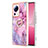 Coque Silicone Motif Fantaisie Souple Couleur Unie Etui Housse avec Support Bague Anneau YB1 pour Xiaomi Civi 2 5G Petit