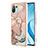 Coque Silicone Motif Fantaisie Souple Couleur Unie Etui Housse avec Support Bague Anneau YB1 pour Xiaomi Mi 11 Lite 5G NE Petit