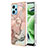 Coque Silicone Motif Fantaisie Souple Couleur Unie Etui Housse avec Support Bague Anneau YB1 pour Xiaomi Poco X5 5G Petit