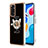 Coque Silicone Motif Fantaisie Souple Couleur Unie Etui Housse avec Support Bague Anneau YB1 pour Xiaomi Redmi Note 11 4G (2022) Mixte