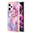 Coque Silicone Motif Fantaisie Souple Couleur Unie Etui Housse avec Support Bague Anneau YB1 pour Xiaomi Redmi Note 12 Pro 5G Petit