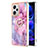 Coque Silicone Motif Fantaisie Souple Couleur Unie Etui Housse avec Support Bague Anneau YB1 pour Xiaomi Redmi Note 12 Pro+ Plus 5G Petit