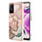 Coque Silicone Motif Fantaisie Souple Couleur Unie Etui Housse avec Support Bague Anneau YB1 pour Xiaomi Redmi Note 12S Petit