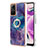 Coque Silicone Motif Fantaisie Souple Couleur Unie Etui Housse avec Support Bague Anneau YB1 pour Xiaomi Redmi Note 12S Petit