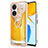 Coque Silicone Motif Fantaisie Souple Couleur Unie Etui Housse avec Support Bague Anneau YB2 pour Huawei Honor X7 Petit