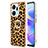 Coque Silicone Motif Fantaisie Souple Couleur Unie Etui Housse avec Support Bague Anneau YB2 pour Huawei Honor X7a Petit