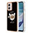 Coque Silicone Motif Fantaisie Souple Couleur Unie Etui Housse avec Support Bague Anneau YB2 pour Motorola Moto G53 5G Mixte