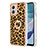 Coque Silicone Motif Fantaisie Souple Couleur Unie Etui Housse avec Support Bague Anneau YB2 pour Motorola Moto G53 5G Petit