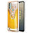 Coque Silicone Motif Fantaisie Souple Couleur Unie Etui Housse avec Support Bague Anneau YB2 pour Nokia C31 Jaune