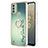 Coque Silicone Motif Fantaisie Souple Couleur Unie Etui Housse avec Support Bague Anneau YB2 pour Nokia C31 Petit