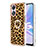 Coque Silicone Motif Fantaisie Souple Couleur Unie Etui Housse avec Support Bague Anneau YB2 pour Oppo A78 5G Petit